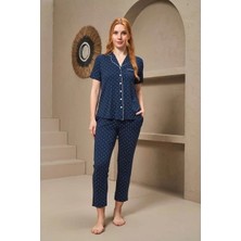 Pjs Kadın Lacivert Pijama Takımı 25163