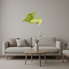 Kanat Çırpan Kuş  Sanat Altın Aynalı Tablosu - MONAS2520-6869