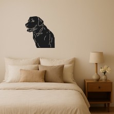 Sevimli Köpek Yüzü Mdf Duvar Sanatı - MONAS7189-2980