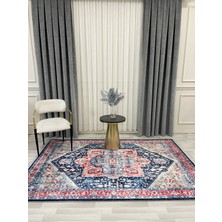 Brillant Kilim Motifli Saçaklı Klasik Kaymaz Taban Halı