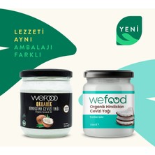 Wefood Organik Hindistan Cevizi Yağı 150 ml 2'li (Soğuk Sıkım) 8681749104048