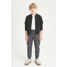 Erkek Çocuk Basic Kargo Cepli Jogger Paça Okul Eşofman Altı AK2322-1