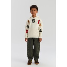 Bg Store Erkek Çocuk Ekru Sweatshirt