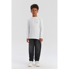 Bg Store Erkek Çocuk Beyaz Tshirt