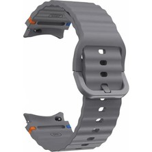 Apsuwa Samsung Galaxy Watch 7 44MM Kordon Ocean Silikon Dikiş Detaylı Lms