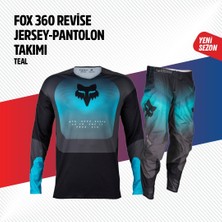 Fox Turkuaz Siyah Jersey Pantolon Takımı