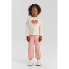 Bg Store Kız Çocuk Ekru Tshirt