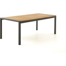 Divona Home Berus Alüminyum Bahçe Balkon Masa ( 90 x 160 Cm)