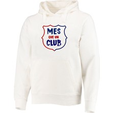 Mes Que Un Club  Baskılı 3 Iplik Şardonlu Sweatshirt