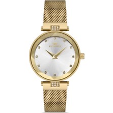 Ferro Sarı Hasır Kordon Kadın Kol Saati FL21297C-B