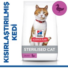 Hill's Sterilised Kısırlaştırılmış Ördekli Kedi Maması 10 kg