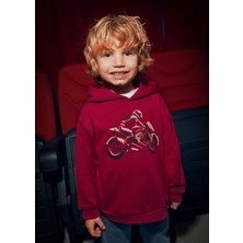 Mayoral Erkek Çocuk Kapşonlu Sweatshirt Kırmızı