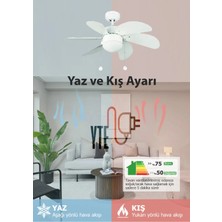 Vanti Beyaz Ahşap Tavan Armatür KCF281 KCF281