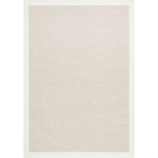 Eko Halı Mono Mno 05 Beige Cream Yumuşak Dokulu Makinede Yıkanabilir Sisal Görünümlü Üst Kalite Kilim