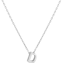 Gimora Mini D Harfi Gümüş Kolye