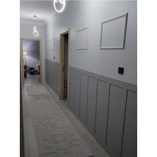 Kahverengi Duvar Çıtası 100X7.8CM, 5 Adet, Boyanabilir, Estetik ve Şık Tasarım