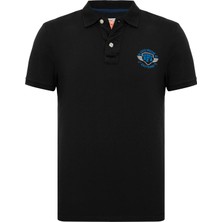 Routefield Part Erkek Siyah Polo Tişört