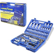 Goodyear 94 Parça Lokma Anahtar Takımı Profesyonel, Ergonomik ve Tam Donanımlı Set