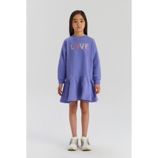 Bg Store Kız Çocuk Mor Elbise