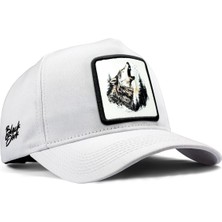 BlackBörk V1 Baseball Kurt - 6bs Kod Logolu Unisex Beyaz Şapka