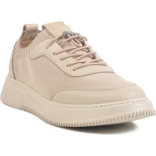 Gri-Bej Fileli Erkek Günlük Ayakkabı Lion LO02255-F412 M