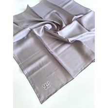 Levidor Tivil Saf Ipek Eşarp 49700 Açık Gri Karışık Desen