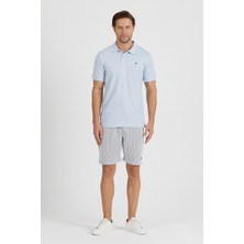 Regular Fit Pamuk Polo Yaka Kısa Kollu Pike Erkek Tişört 0002
