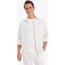 Defacto  Beyaz Erkek Gömlek E7893AX/WT34