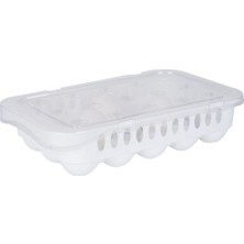 Hijyenik Yumurta Saklama Kabı 15 Bölmeli Kapaklı