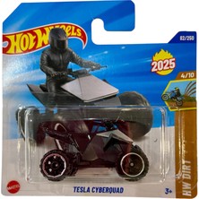 Hot Whells Hot Wheels Tesla Cyberquad Metal Araba 1/64 Ölçekli Gerçekçi Detaylarla 2025 Model