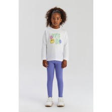 Bg Store Kız Çocuk Beyaz Tshirt