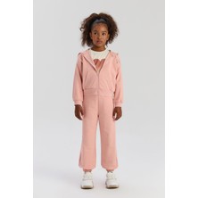 Bg Store Kız Çocuk Gül Kurusu Eşofman Takım