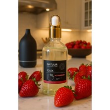 Natuur Collection Çilek Esans Buhurdanlık Difüzör Parfüm Esansı Doğal Uçucu Yağ 100 ml