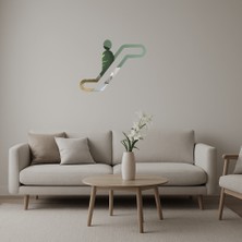Minimalist Asansör Ikonu Aynalı Tablo - MONAS8453-9381