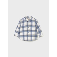 Mayoral Erkek Bebek Kürk Astarlı Oduncu Gömlek Mavi