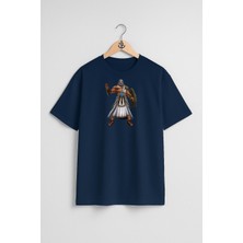 Oversize Smite Zeus Hades Göğüs Tasarımlı Unisex T-Shirt