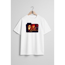 Oversize Castlevania Göğüs Tasarımlı Unisex T-Shirt
