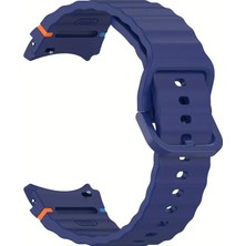 Adige Samsung Galaxy Watch 6 Classic 47MM Kordon Ocean Silikon Dikiş Detaylı Lms