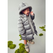 Mayoral Kız Çocuk Uzun Mont Gri