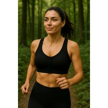 Hafif Dikişsiz Hiç Yok Hissi Veren Estetik Zarif Hayalet Sütyen Siyah