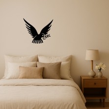 Cepte Toptan Zeytin Dalı ile Barış Güvercini Dekoratif Duvar Tablosu - DROPX7575-4365