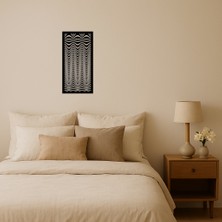 Geometrik Çiçek Desenli Mdf Duvar Dekorasyonu - MONAS7510-8692