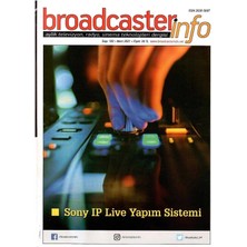 Broadcasterinfo:aylık Televizyon,radyo,sinema Teknolojileri Dergisi-Sony Ip Live Yapım SISTEMI(SAYI:193-MART 2021 Retro Koleksiyon Eski Baskı)