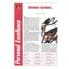Personal Excellence - Yaşam Rotanızı Keşfedin - Sürüden Ayrılanı - Retro Eski Basım Koleksiyon (Nisan 2004 Yıl:5 Sayı:54)