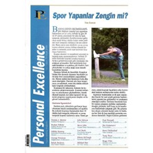 Personal Excellence - Yaşam Rotanızı Keşfedin - Spor Yapanlar Zengin Mi ? - Retro Eski Basım Koleksiyon (Ocak 2006 Yıl:7 Sayı:75)