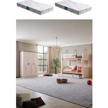 Ranza, Zenit Yavrulu Ranza 3 Kapaklı Dolap 2 Adet Comfort Yatak