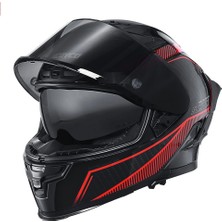 FF-871 Fıre Full Face Motosiklet Kaskı – Güneş Vizörlü, Dot/ce Onaylı, Intercom Uyumlu