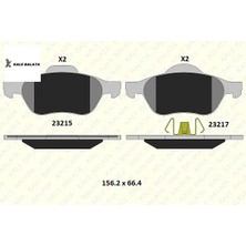 Ön Fren Balatasi Megane Ii-Laguna Iii Kale Balata  410608713R   23215 183 15 Ans Kd1