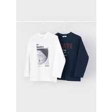 Mayoral Erkek Çocuk 2Li Sweatshirt Set Lacivert