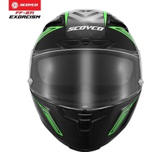  Exorcısm Full Face Kask FF-871 – Güneş Vizörlü, Dot/ce Onaylı, Intercom Uyumlu